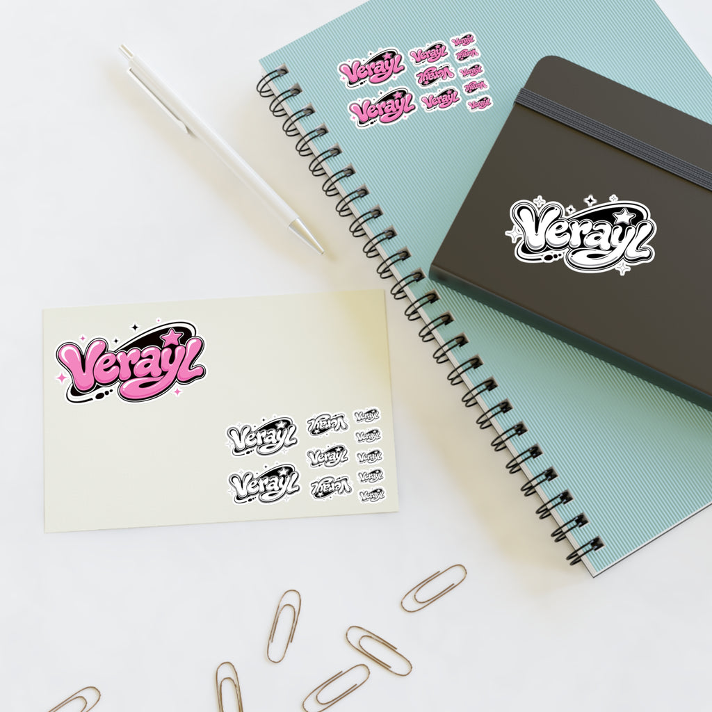 Verayl Bubble Logo Sticker Sheet