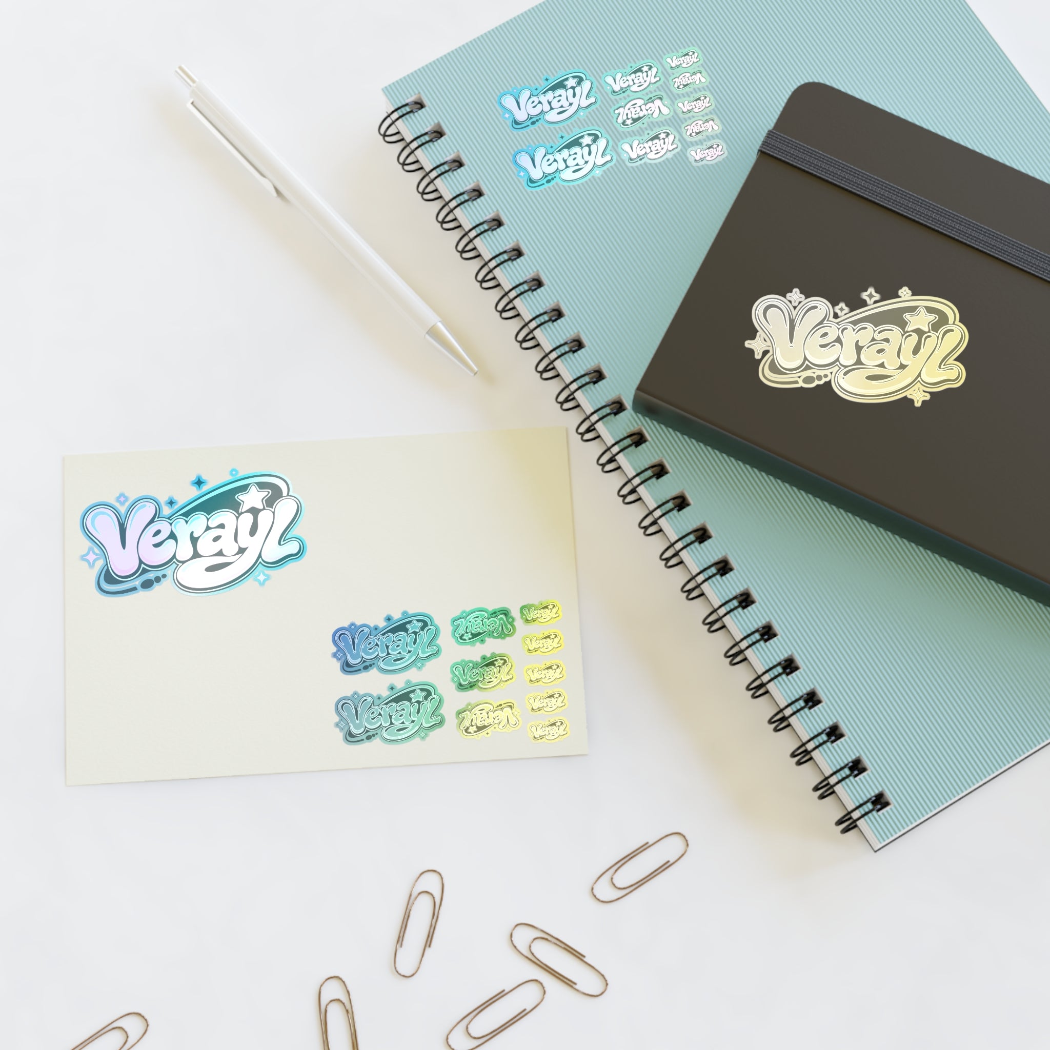 Verayl Bubble Logo Sticker Sheet